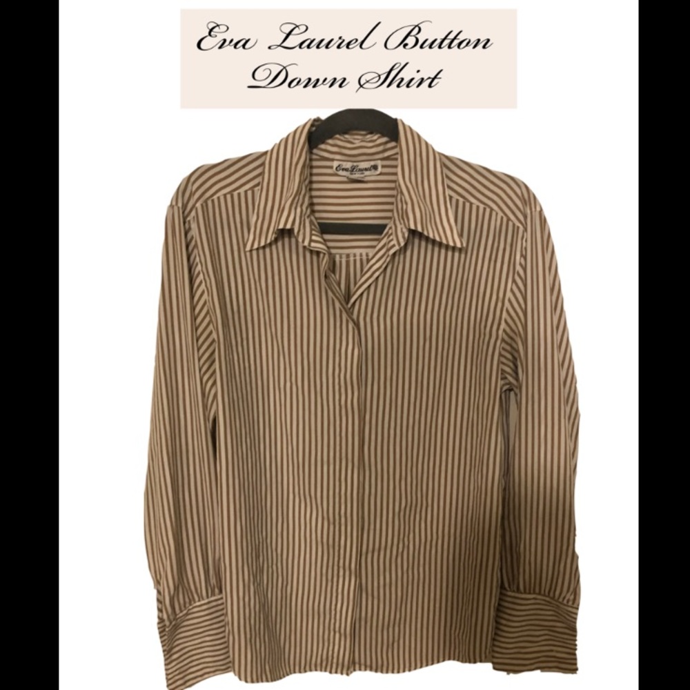 Eva laurel button down shirt